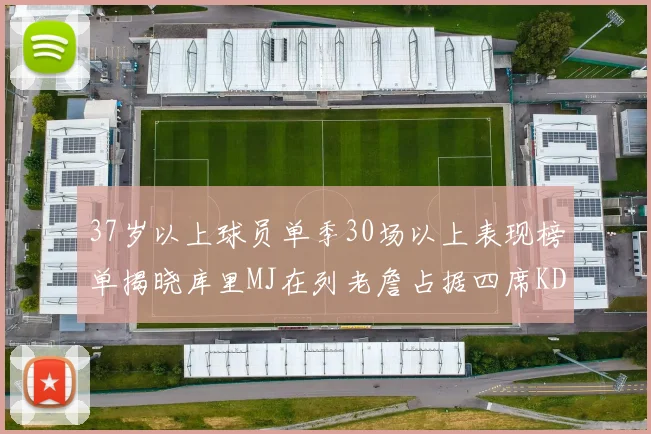 37岁以上球员单季30场以上表现榜单揭晓库里MJ在列老詹占据四席KD今年能否登顶